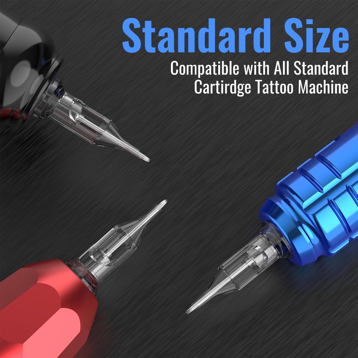 Wormhole Tattoo Needles 20Pcs 18RL Disposable Tattoo Cartridge Needles Round Liner for Tattoo Gun Cartridge Machine Permanent Makeup (1018RL)