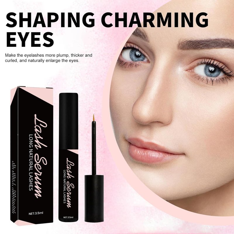 Natural Eyelash Serum | Vegan Lash Booster for Longer, Fuller & Thicker Lashes | Gentle Eye Serum for Healthy Lash Growth, Perfect Beauty Gift