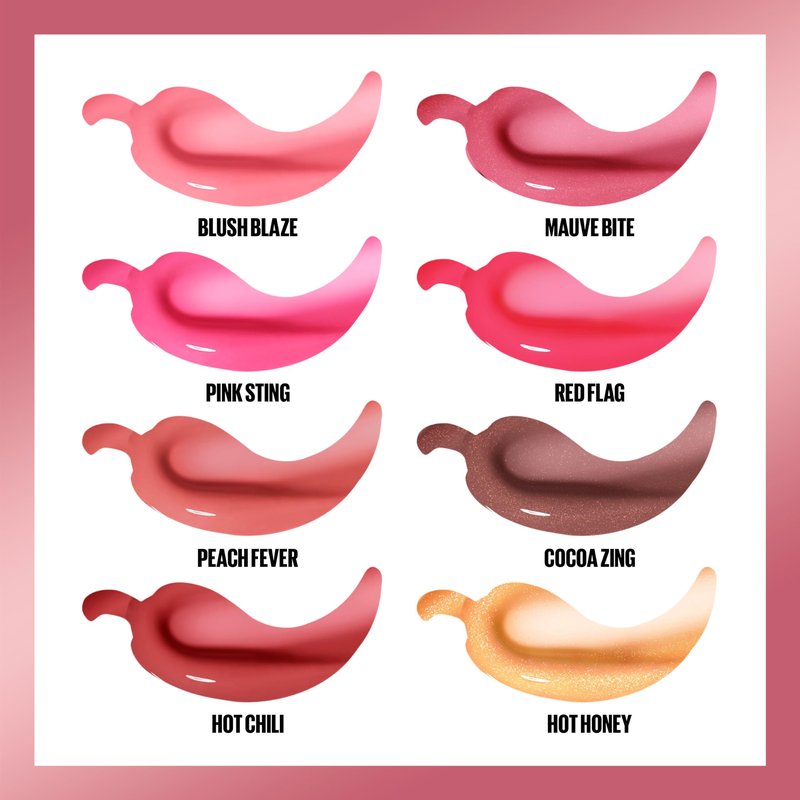 MAYBELLINE Lifter Gloss Lifter Plump, Plumping Lip Gloss with Chili Pepper and 5% Maxi-Lip, Blush Blaze, Sheer Pale Pink, 1 Count