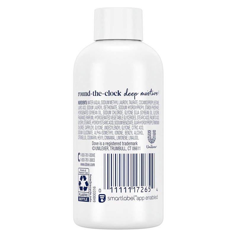Dove Body Wash - Deep Moisture Skin Cleanser for Soft, Hydrated Skin | 3 oz, Sulfate & Paraben-Free