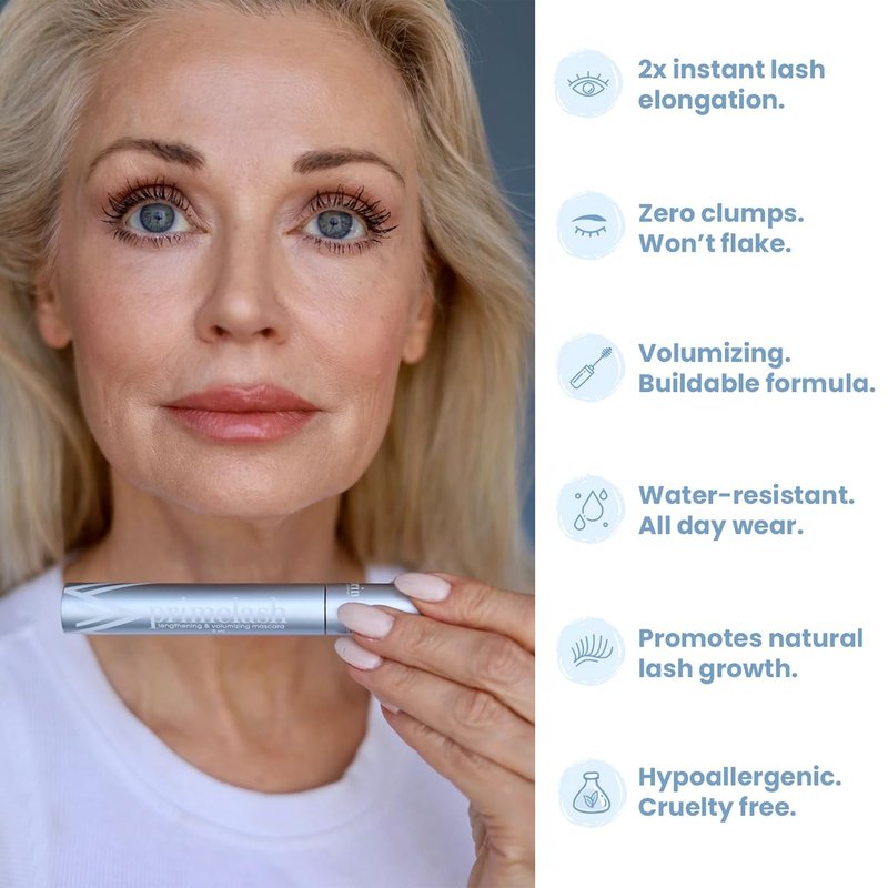 PrimeLash Mascara Trio Set - Volumizing & Lengthening Formula | Black