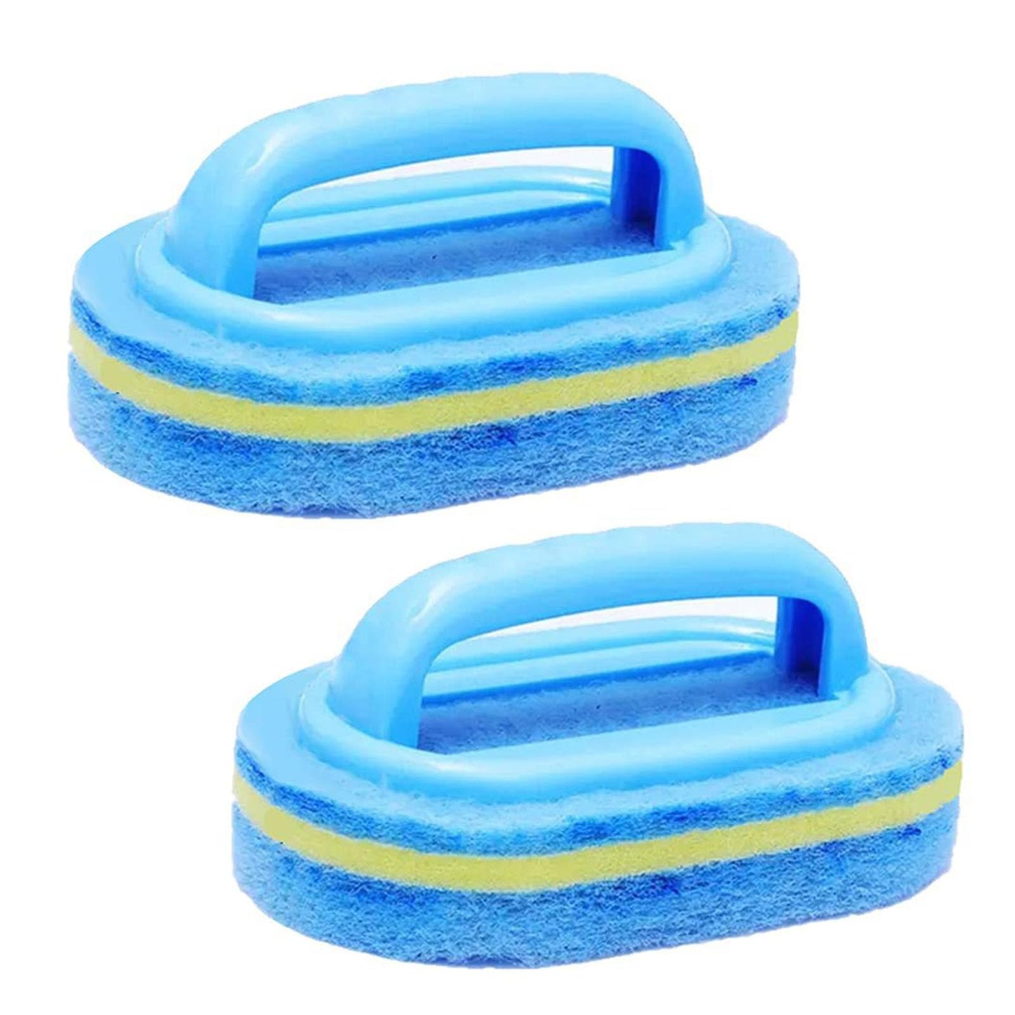 2pcs Household Cleaning Tools Quality Sponge Cleaning Brush with Handle Perfect for Daily Use in Kitchen Thick Sponge Brush
