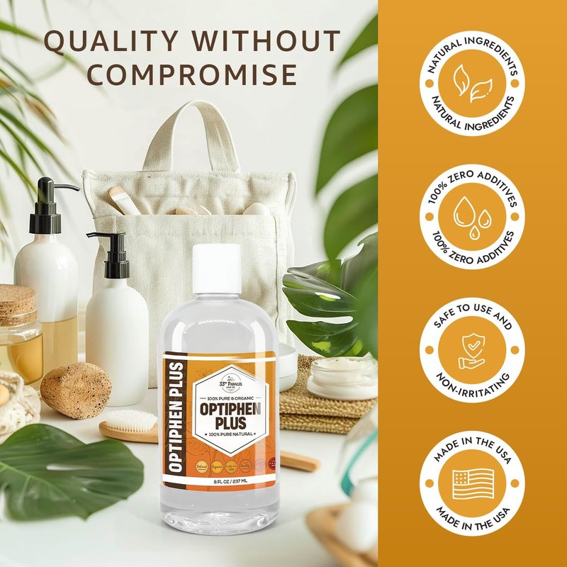 OPTIPHEN Plus Natural Preservative - Paraben-Free & Formaldehyde-Free | 4 oz for Soap Making, Lotions & Creams