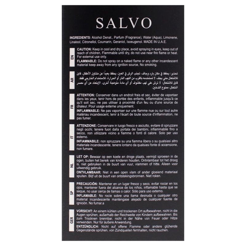 Salvo by Maison Alhambra for Men - 3.4 oz EDP Spray