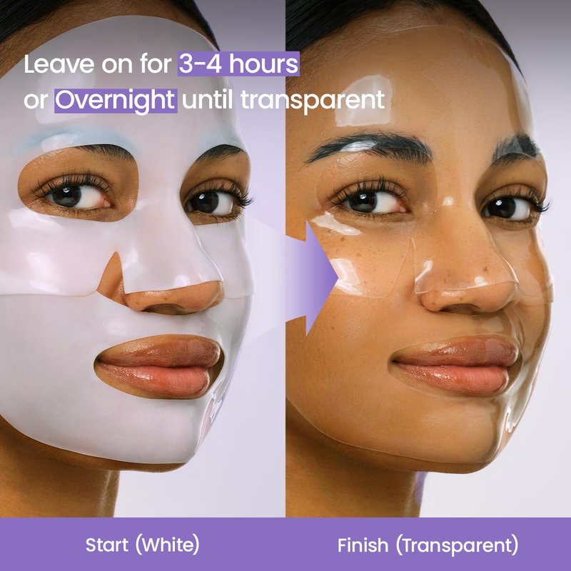Rejuvenating Caviar PDRN Deep Mask - Overnight Hydrogel Face Mask for Skin Firming & Radiance | 1.19oz (34g) x 4 Pack
