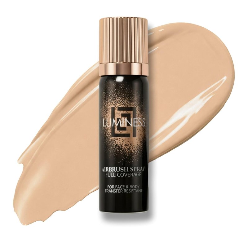 LUMINESS Airbrush Body Coverage - Waterproof Tattoo Concealer & Full Coverage Foundation | 1 fl oz