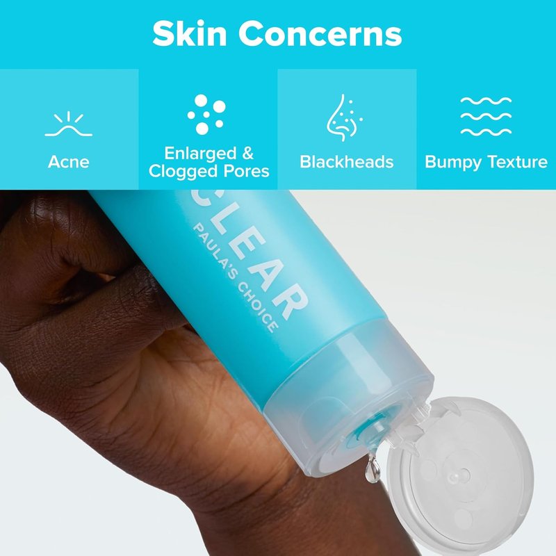 Paula's Choice CLEAR Exfoliating Solution - 2% Salicylic Acid Liquid for Acne, Blackheads & Clogged Pores | Fragrance-Free