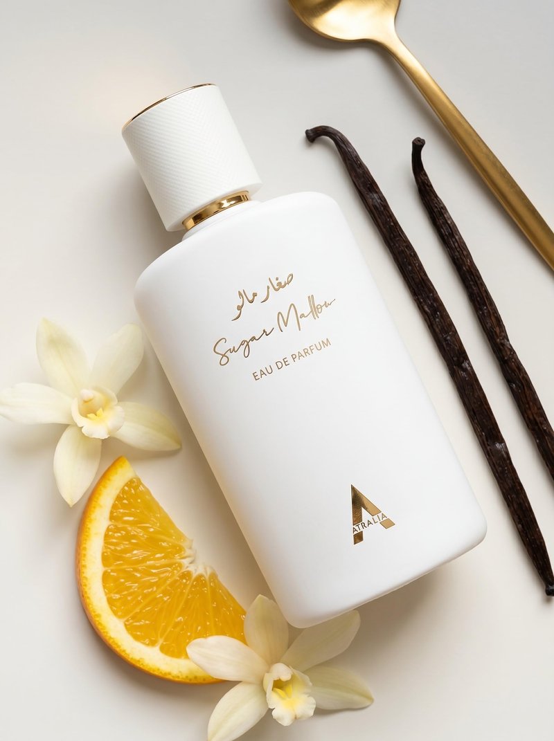 Atralia Sugar Mallow Eau de Parfum 100ml | Sweet Marshmallow, Strawberry & Vanilla Perfume for Women | Long Lasting Gourmand Fragrance with Candy Sugar & Musk