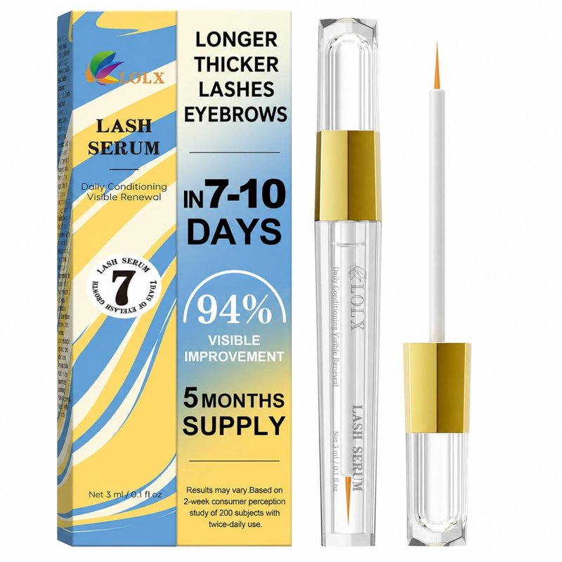 Eyelash Growth Serum - Peptide Infused Formula for Longer, Fuller Lashes | 3mL