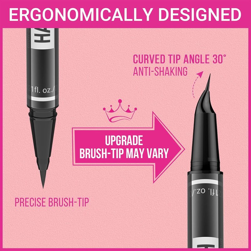iMethod Microblading Eyebrow Pen - 2-in-1 Dual-Ended Pencil with 4-Fork & Brush Tips for Natural Brows | Dark Brown
