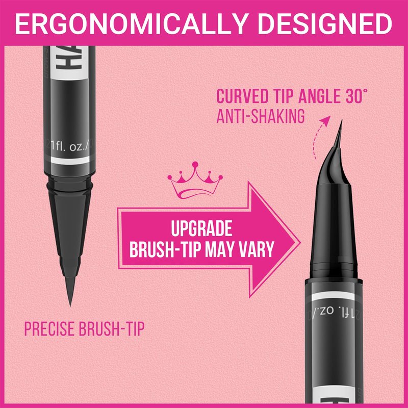 iMethod Microblading Eyebrow Pen - Eyebrow Pencil Magical 2-in-1 Dual-Ended Eye Brow Pencils for Women with 4-Fork-Tip & Precise Brush-Tip Create Natural Hair-Like Brows, Last All-Day, Light Brown