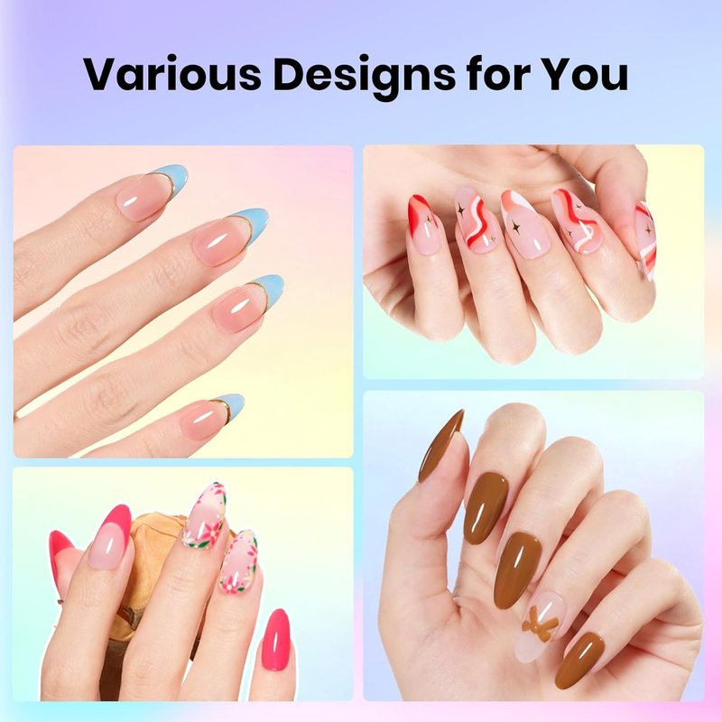 Beetles Gel Nail Polish Kit - 54 Pcs UV Light Set with 32 Colors, Base & Top Coat | Perfect for Home Manicure