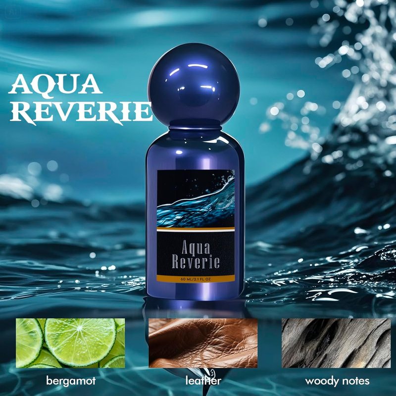 Men's Body Spray Set - Travel Size Fragrance Mist | 3 Pack, 60 ml Each - Crimson Ember, Aqua Reverie, Woodland Noir