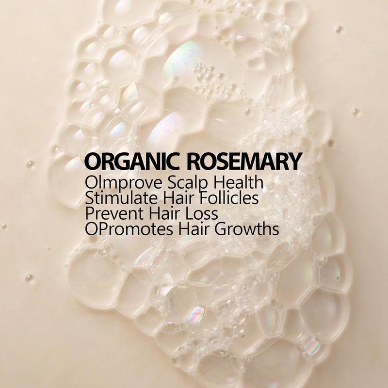 Organic Rosemary Scalp Balance Shampoo - Nourishing Formula for Thinning Hair | 2 Bottles