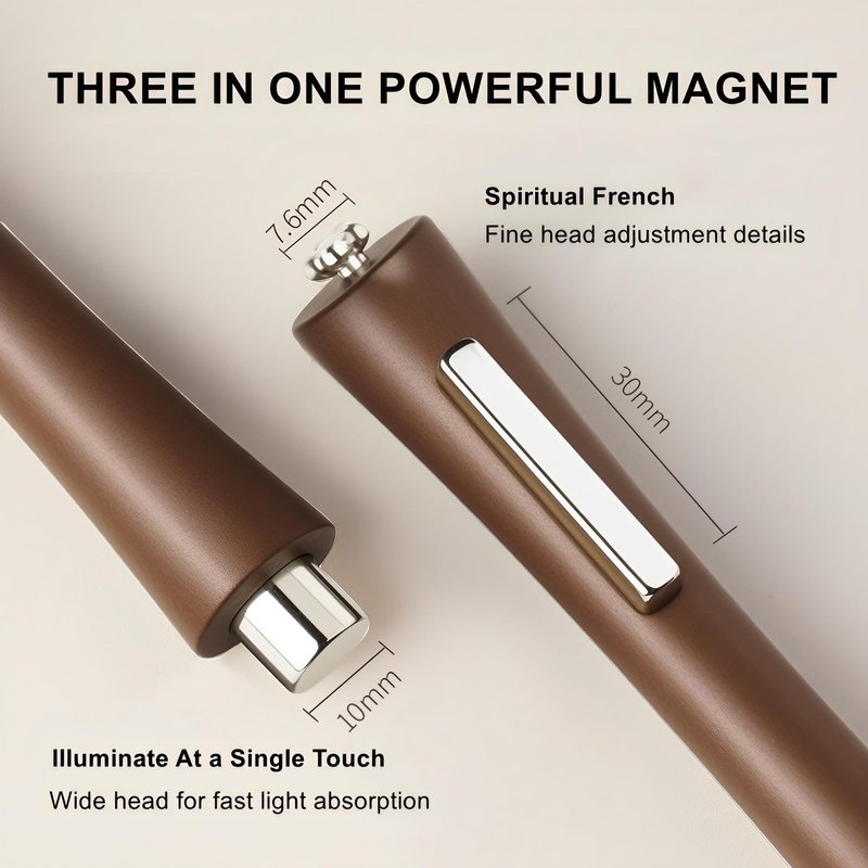 4-IN-1 Cat Eye Magnet for Nails,Multifunctional Magnet for Cat Eye Gel Polish,Strong Nail Magnets Personal DIY Salon Tool.