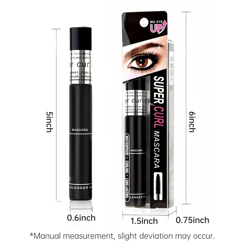 Skiennix Black Tubing Mascara - Volumizing & Lengthening Formula for Sensitive Eyes | 0.28 Fl Oz
