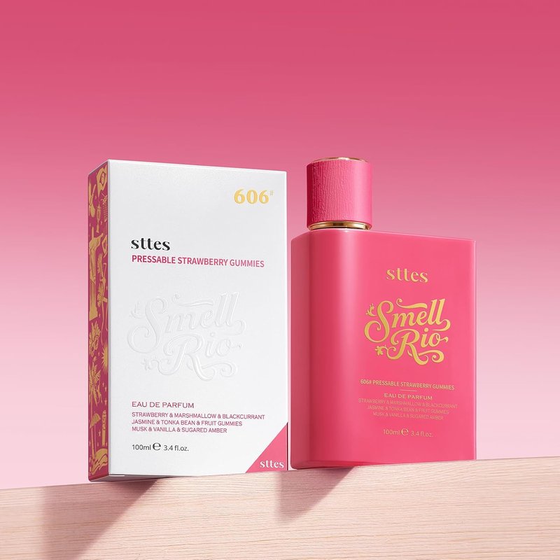 Rio Perfume 606 - Long-Lasting Hair Perfume for Women | Strawberry, Candy, Vanilla & Marshmallow Scent - 100ml (3.4 fl oz)