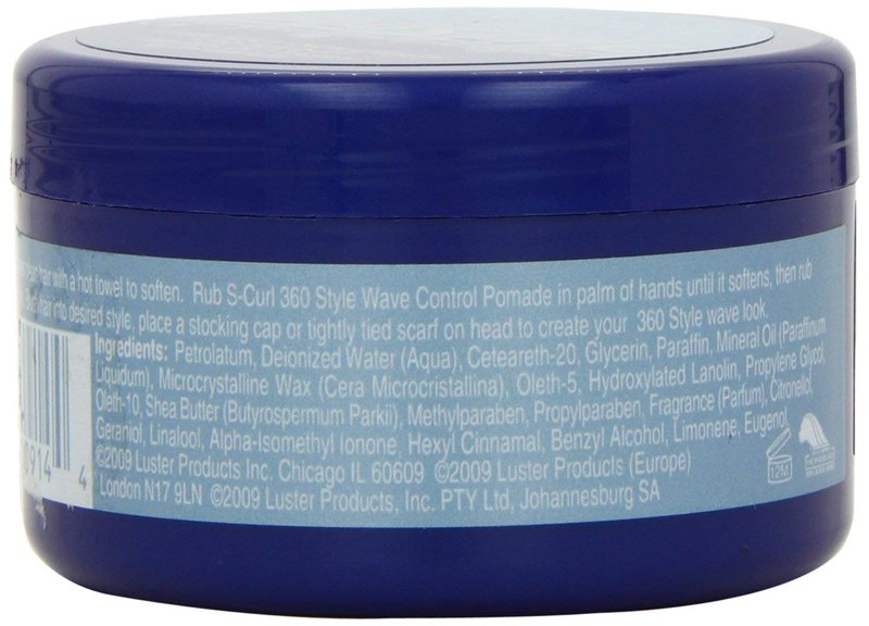 Lusters S-Curl 360 Wave Control Pomade - 3 Ounce (88ml) | 6 Pack for Perfect Waves