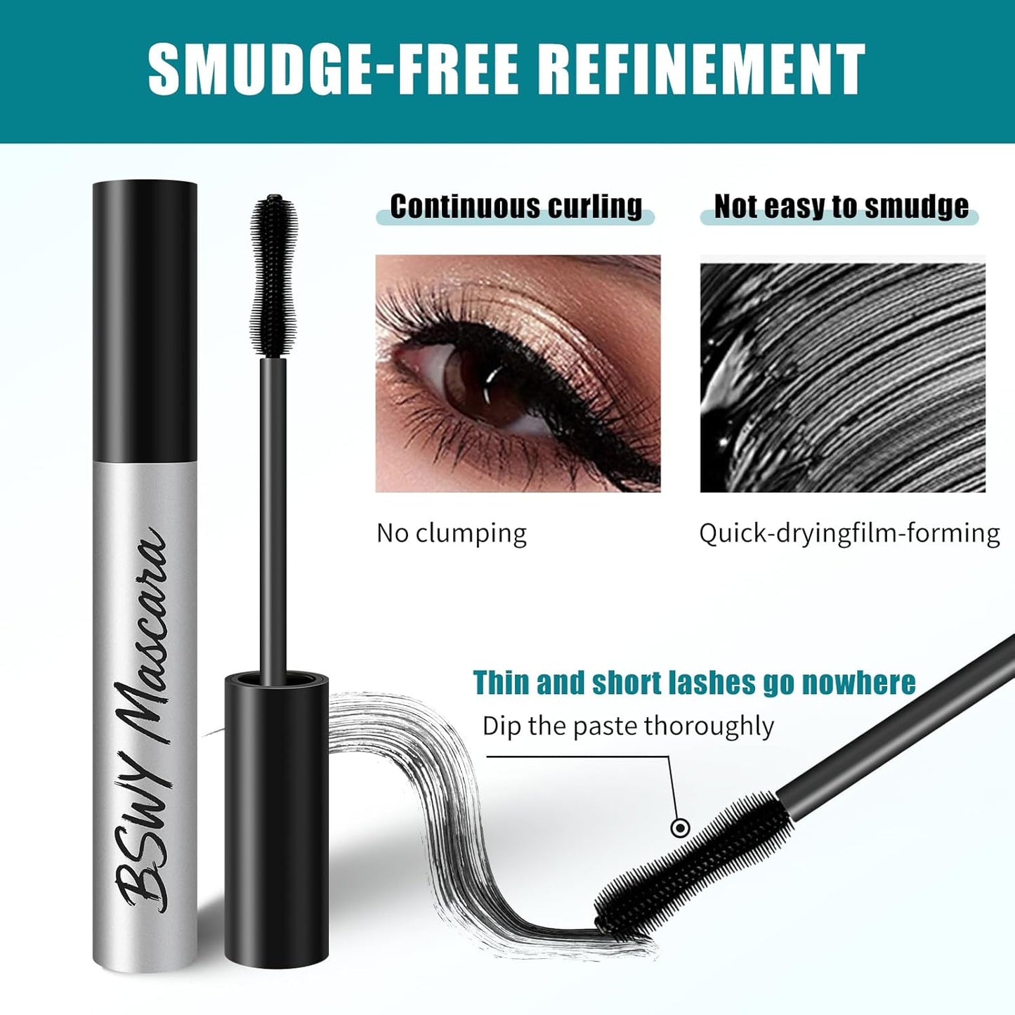 Sky High Telescopic Tubing Mascara - Waterproof Formula with Nourishing Essence | Long-Wearing & Clump-Free for Women 60+