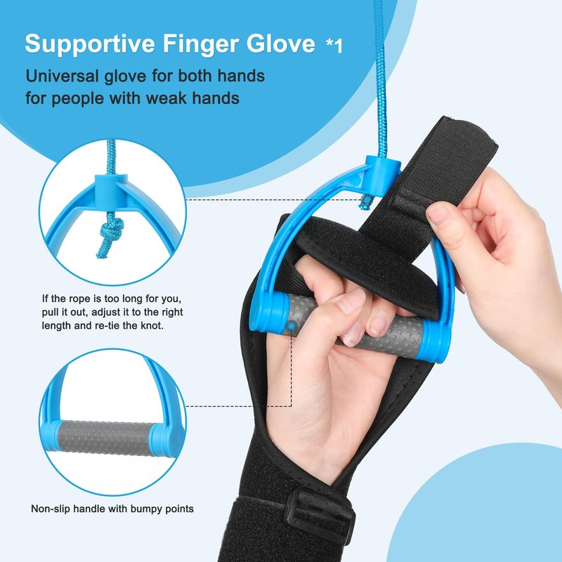 Fanwer Shoulder Pulley for Physical Therapy, Over The Door Pulley for Shoulder Rehab, Overhead Arm Exercise Pulleys for Rotator Cuff Recovery, Frozen Shoulder, Workout Pulley System for Home Gym