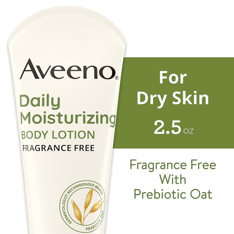 Aveeno Sensitive Skin Essentials Gift Set with Daily Moisturizing Lotion, Moisturizing Body Wash, Calm and Restore Makeup Removing Wipes and Skin Relief Repairing Hand Mask, 4 Items