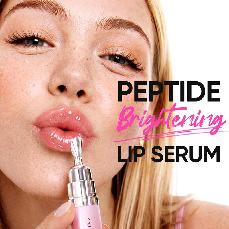 SKINTIFIC Peptide Brightening Lip Serum, Hydrating & Plumping Tinted Lip Gloss, Moisturizing Lip Balm with Polypeptides & Squalane for Glossy Sheer, Smooth Lips(13U Fine Wine)