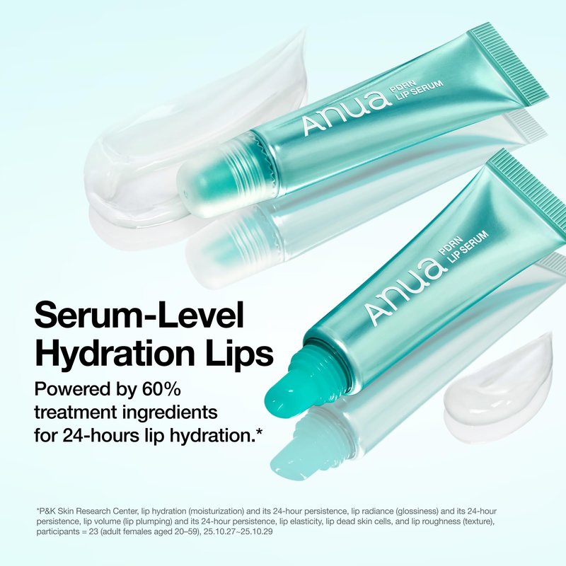 Anua PDRN Lip Serum, Long-lasting Hydration for Dry, Cracked Lips, Non-Sticky Moisturizing Lip Care with Salmon DNA, Hyaluronic Acid & Collagen, Korean Skincare, 0.33 fl.oz