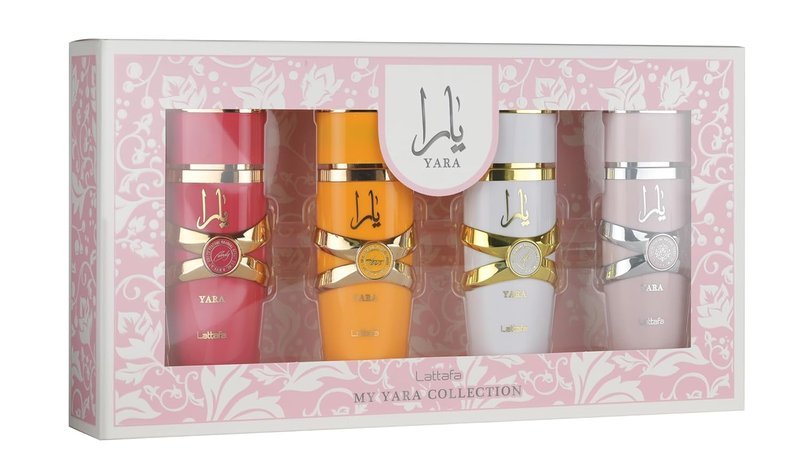 Lattafa My Yara Collection - Women's 4 x 25ml Eau de Parfum Gift Set | Yara, Yara Moi, Yara Tous, Yara Candy