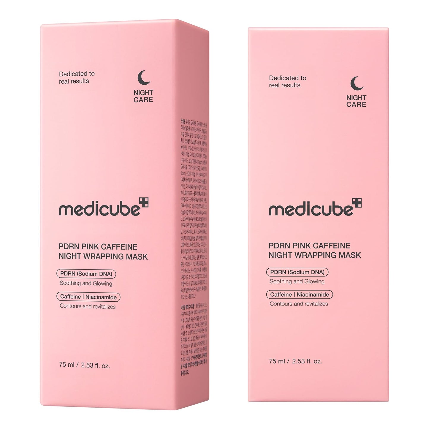 medicube Wrapping Mask PDRN Caffeine Overnight Peel Off Facial Mask | Firming, Depuffing & Hydration | Caffeine, Collagen For Refined, Glass Skin & Face Contour Support | Korean Skin Care, 2.53 fl.oz