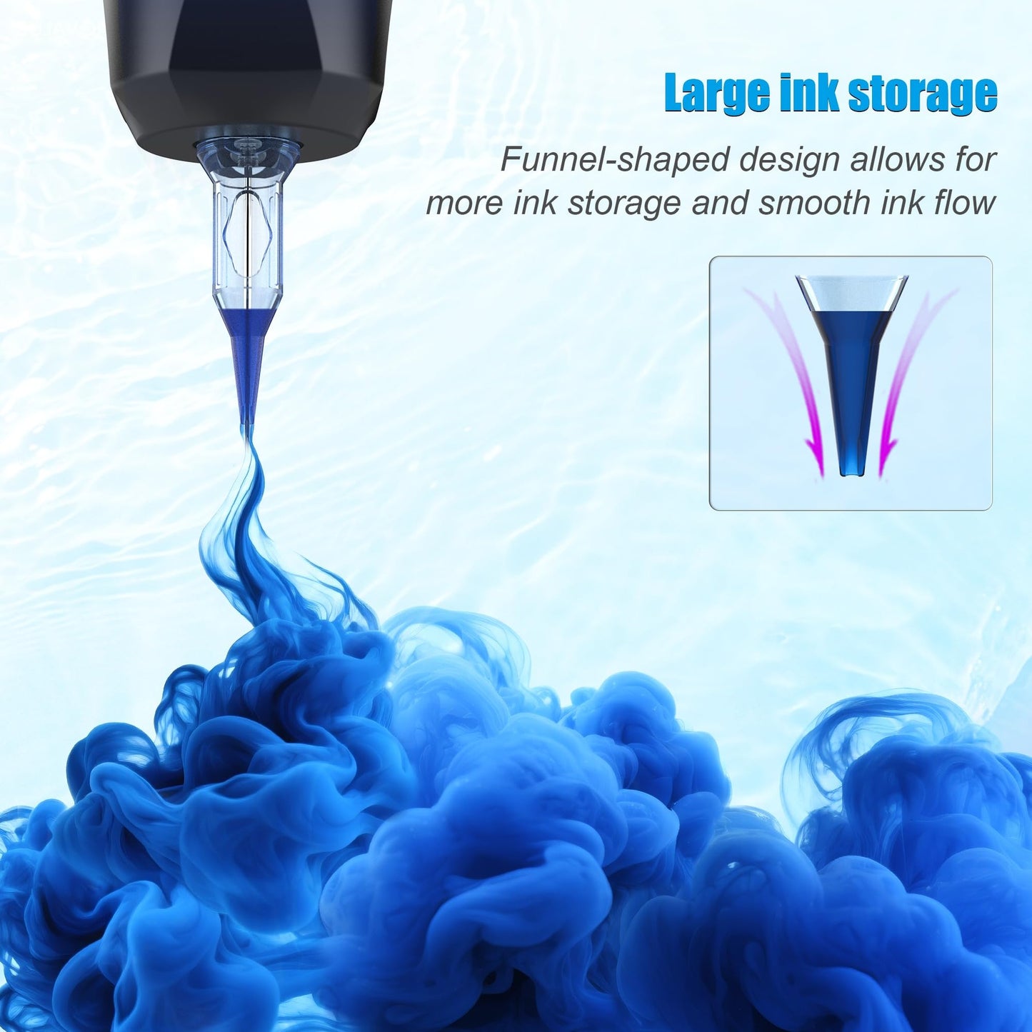 Emalla ELIOT Tattoo Cartridge Needles, 20Pcs Premium Tattoo Needles #08 Bugpin Round Liner Tattoo Cartridges 0803RLL Tattoo Needles Diameter 0.25mm Long Taper 5.0mm for Machine Tattoo Supplies