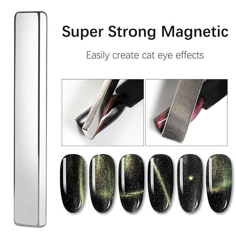 Cat Eye Nail Magnet Tool Set - 38 Pcs Strong Magnetic Gel Polish Tools for DIY Manicure | Nail Art Design Essentials