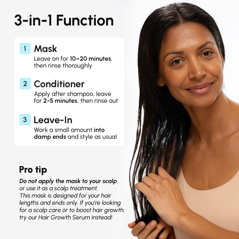 Deep Conditioning Hair Mask | Keratin Treatment for Damaged Hair – Hydrating & Repairing – Ideal for Dry, Curly Hair