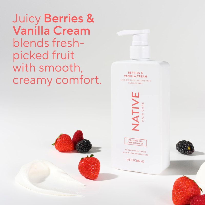Native Volumizing Conditioner Berries & Vanilla Cream 16.5 fl Oz.