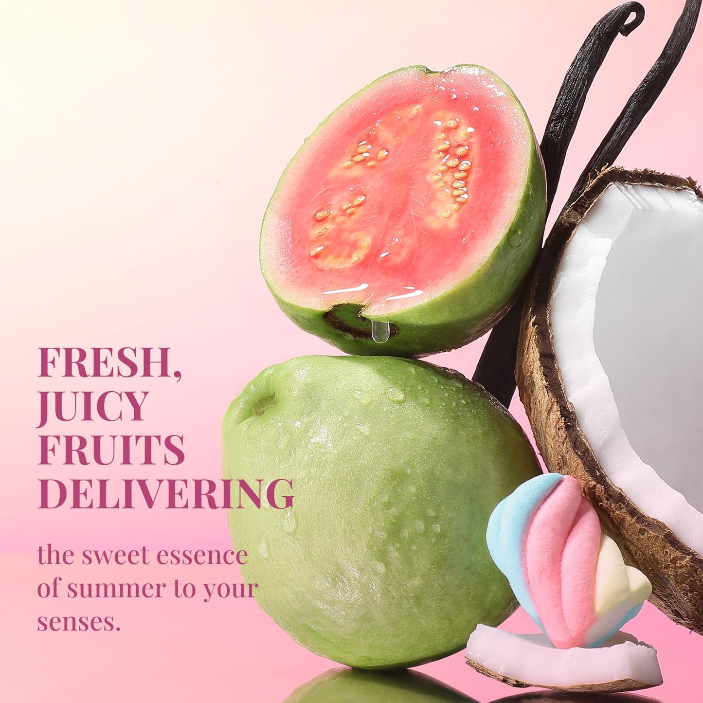 Sttes Smell Rio Perfume 04# (Tropical Juicy) – Perfume for Women – Long-Lasting Hair Guava, Orchid, Vanilla & Cotton Candy Notes – Fruity Scentual Fragrance Eau de Parfum 100ml (3.4 fl oz)