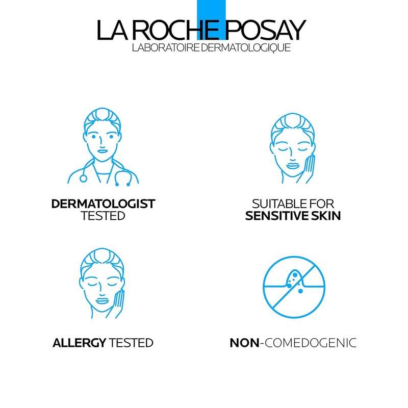 La Roche-Posay Vitamin C Brightening Face Wash, Gentle Foaming Facial Cleanser with Vitamin Cg and Vitamin B3 to Brighten and Even Skin Tone, Vitamin C Face Wash that Cleanses Dirt & Makeup, 200ml