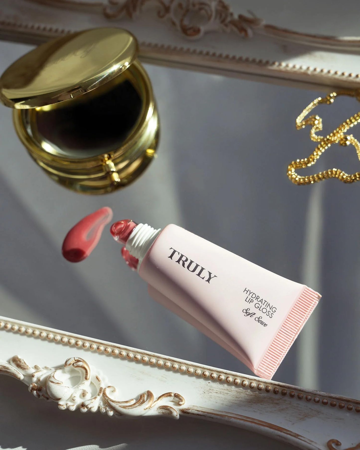 Truly Beauty Soft Serve Hydrating Lip Gloss | High Shine & Tinted, Infused with Hyaluronic Acid, Jojoba Oil & Shea Butter