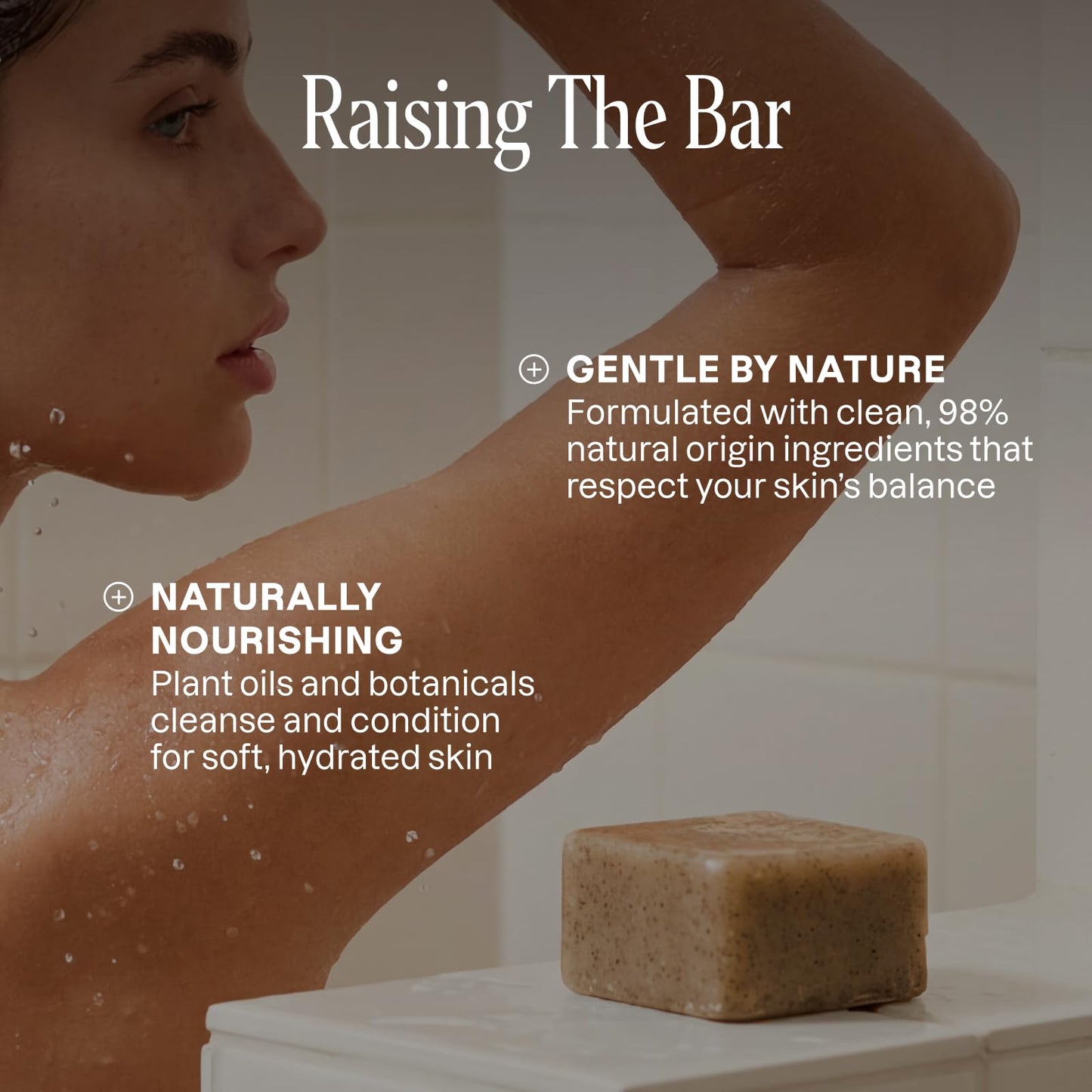 Cliganic Exfoliating Bar Soap For Men & Women – Body Scrub Soap with 98% Natural Ingredients Cleanses, Smooths & Revitalizes Skin, Moisturizing Soap Bar - Cypress Neroli (2 Pack)