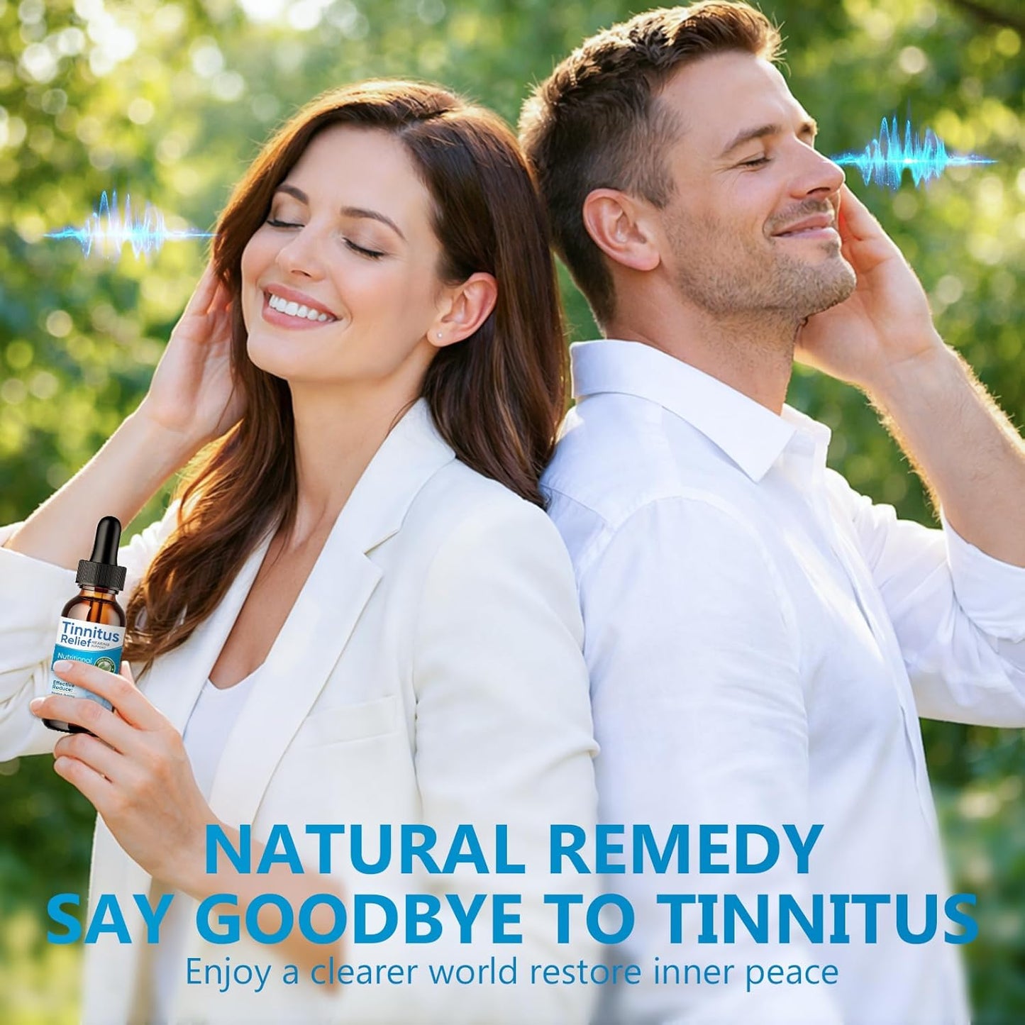 Tinnitus Relief for Ringing Ears,Natural Herbal Drops,Reduces Ear Noise and Improves Hearing for Men & Women, 2Fl Oz