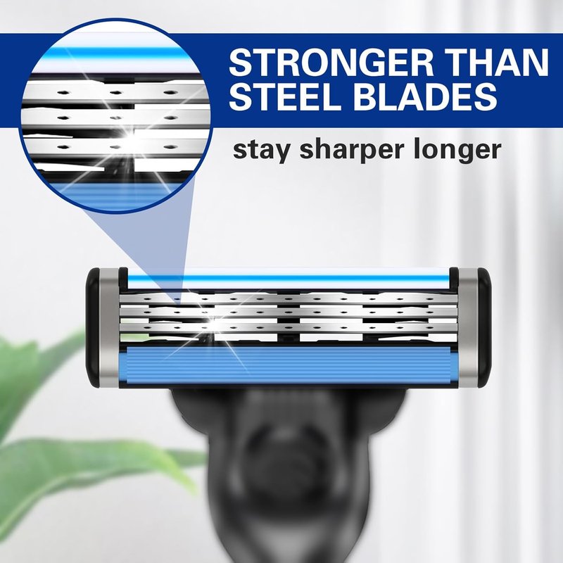 Mach 3 Razor Refills - 16 Count Compatible Blades for a Smooth Shave | Men's Grooming Essentials