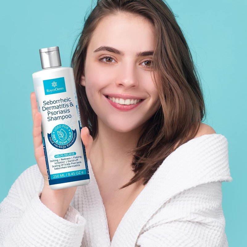 Seborrheic Dermatitis & Psoriasis Shampoo - Relieves Itching, Flaking & Scaling | 2 Pack for Dry Itchy Scalp