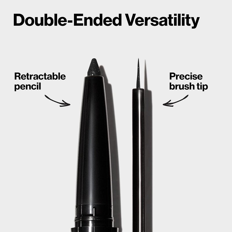 REVLON Liquid Eyeliner & Smoky Kohl Pencil - Waterproof ColorStay Eye Makeup, 0.004 oz | 153 She's On Fire