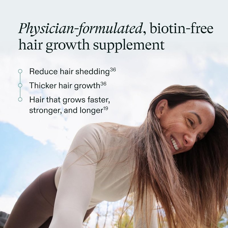 Nutrafol Women's Hair Growth Supplements - Clinically Tested for Thicker, Stronger Hair | 100% Vegan, 2-Month Supply
