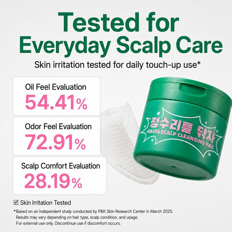 Madeca Hair & Scalp Cleansing Pads | All-in-One No-Rinse Hairline & Scalp Refresh Pads for On-the-Go Care Convenient Wipes for Post-Workout, Travel & Busy Days, Light Fresh Feel, 30 Pads