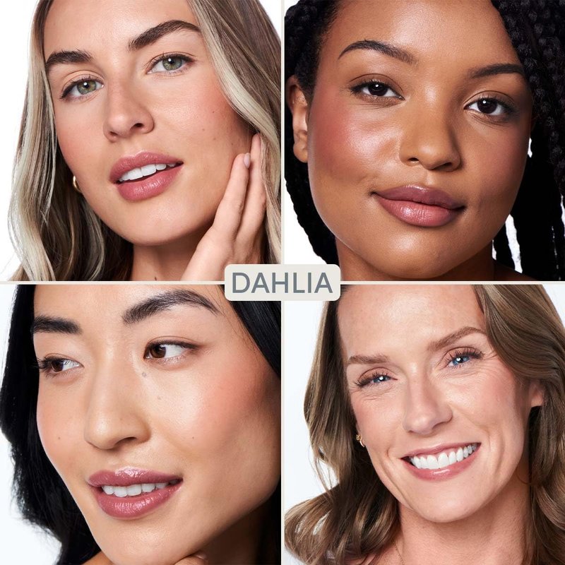 Ravie Beauty Effortless Lips - 3-in-1 Sheer Buildable Lip Formula | Dahlia, 0.06oz