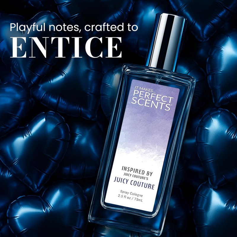 Perfect Scents Fragrances, Inspired by Juicy Couture's Juicy Couture, Women’s Eau de Toilette, Vegan, Paraben-Free, Phthalate-Free, Never Tested on Animals, 2.5 Fluid Ounces