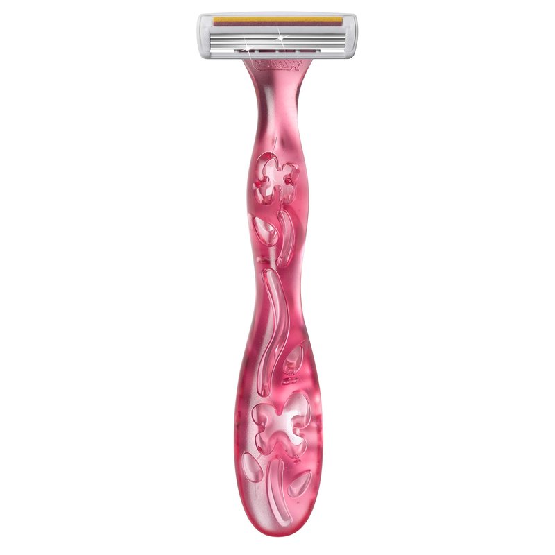 BIC Soleil Simply Smooth Women's Disposable Razors, 3 Blades With Moisture Strip For a Silky Smooth Shave, 10 Piece Razor Set
