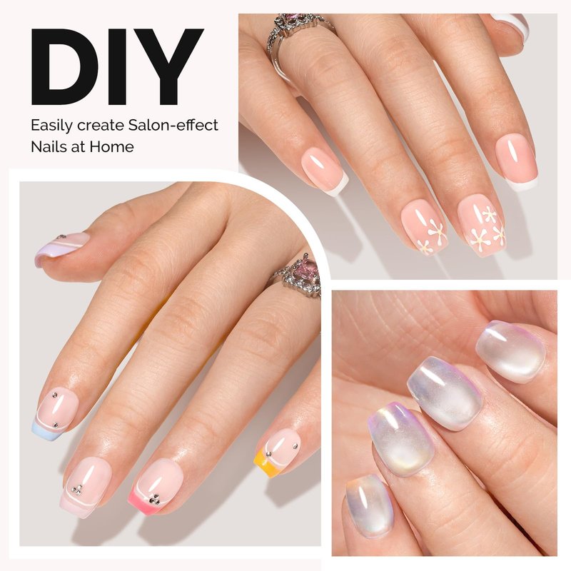 MelodySusie Extra Short Ballerina X Nail Tips - 300Pcs 15 Sizes Clear Acrylic, Half Matte Full Cover Press on Nails for DIY Extension & Salon Use,Pre-Shaped for Long-Lasting Manicure