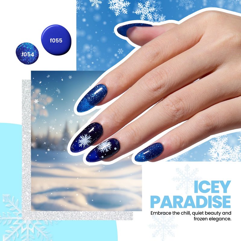 Beetles Deal Box Gel Nail Polish Kit with U V Light and Colors Gel Polish Nail Kit with Base&Top Coat Soak Off 2026 Christmas Limited Gifts