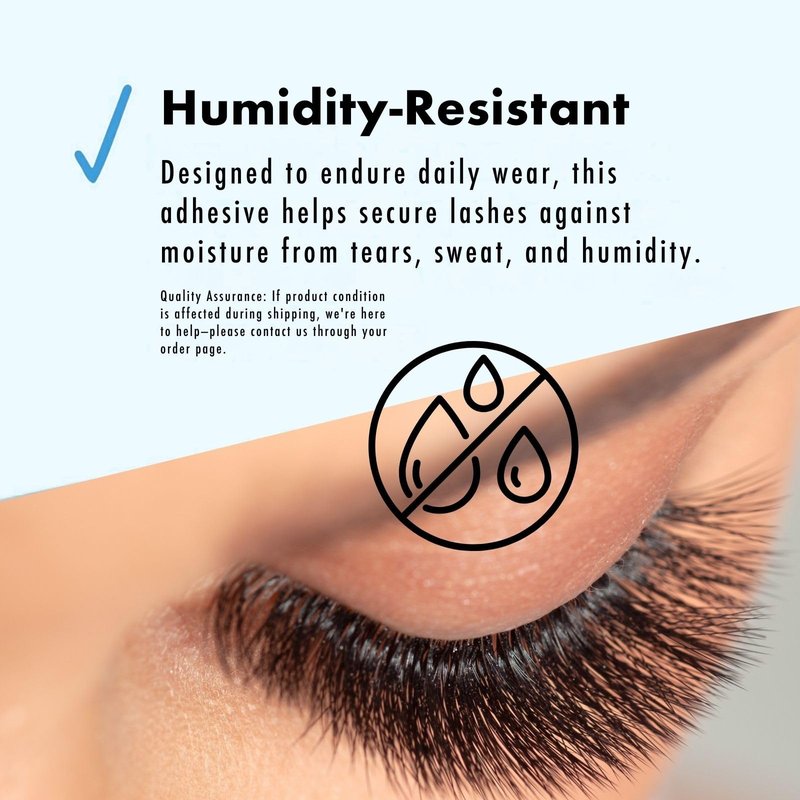 D-UP False Eyelash Glue, Quick-Setting Lash Glue for Eyelash Extensions, Easy-to-Use Eyelashes Strips for Beginners, Strong Hold Lash Extension, Seamless Finish, Made in Japan, 502, Clear