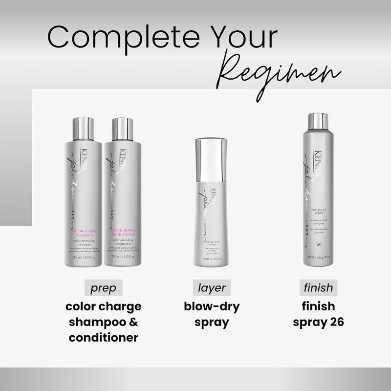 Kenra Professional Platinum Finishing Spray 26 - Maximum Hold Hairspray for All Hair Types | Humidity-Resistant, Fast-Drying Finish